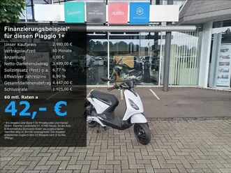 piaggio 1+ *elektro*bis 90 km im eco-modus*weiß*2 kw*