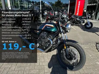 moto guzzi v 7 *special*e5+*schwarz*67 ps*