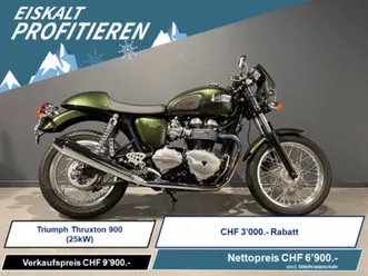 triumph thruxton 900, retro, occasion, chf 6'900.-