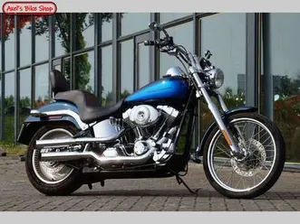 harley-davidson deuce fxstd softail blauw
