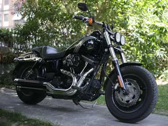 harley-davidson dyna fat bob fxdf 103 2014 nero