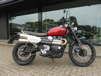 triumph scrambler 1200 x eindejaars demo-sale rood