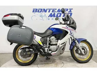 honda transalp xl 700 v 2010 - km 21500 + tris valigie bianco