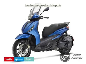 piaggio beverly 400 s e5+ neu mit top case 4j garantie