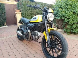 ducati scrambler icon yellow