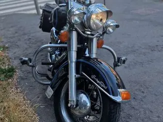 harley-davidson heritage softail peace officer limited edition nero