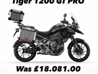 pre-registered triumph tiger 1200 gt pro for sale in abingdon