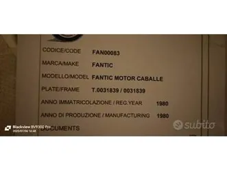 fantic altro modello - 1980