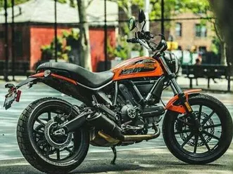 ducati scrambler arancione