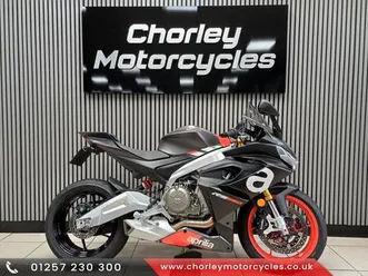 aprilia rs 660 2022/22 aprilia rs660 6426 miles delivery px finance 659 cc