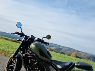 honda cmx500a rebel grün-facelift (04/22), nur 2.600km