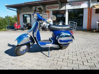 vespa px 200 alt mit top malossi motor, scheibenbremse usw.
