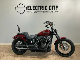 2020 harley-davidson® street bob® billiard red/vivid black fxbb