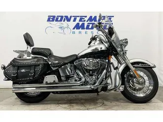 harley-davidson 1450 heritage softail 2003 + borse in cuoio argento