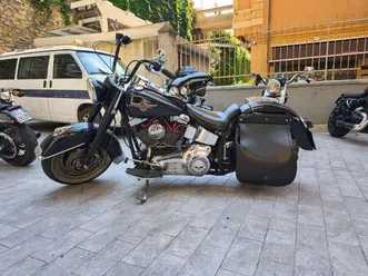 harley-davidson fat boy flstf nero