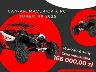 can-am maverick x rc turbo rr 2025 promocja