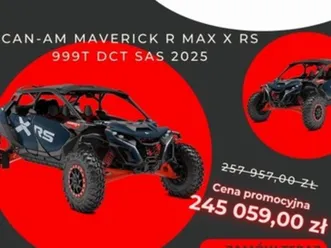 can-am maverick r max x rs 999t dct sas 2025 promocja!