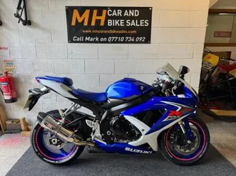 2010 suzuki gsx-r 600 k8 1 owner 1850 miles blue/white yoshimura sports petrol manual