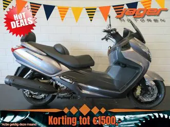 sym maxsym 400i motorscooter top! zilver