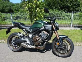 honda cb650r, grün, wenig km, 1. hand!
