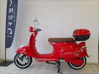 dreems amalfi elektroroller 45 km/h retro 2 akkus 90 km