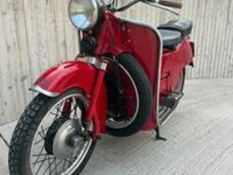 moto guzzi galletto 192 cc epoca 1962 rosso