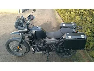 royal enfield himalayan, 1. hd, koffer