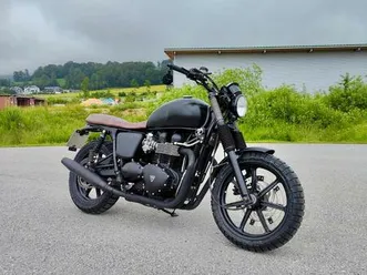 bonneville cafe racer motorrad