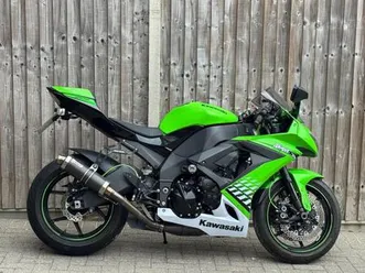 kawasaki ninja zx10r anniversary edition 2010 (60) super sport + 3,901 miles
