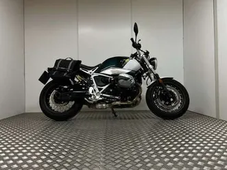 bmw r ninet pure pollux/light white 719 option, akrapovic groen