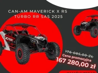 can-am maverick x rs turbo rr sas 2025 promocja!