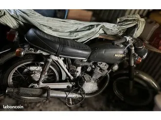 honda cb 125 - sortie de grange