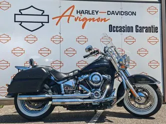 harley-davidson softail deluxe 1745 2018 1745 cm3 | moto custom | 26 200 km | bleu | 30650 rochefort du gard
