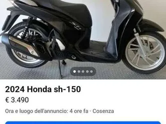honda sh 150i nero