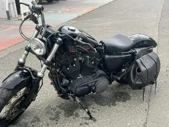 harley-davidson sportster forty eight forty-eight xl1200x nero