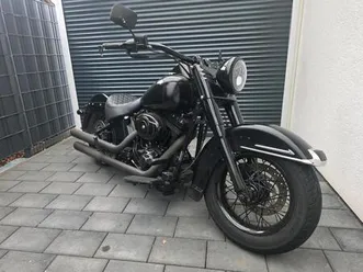harley davidson softail heritage classic all black