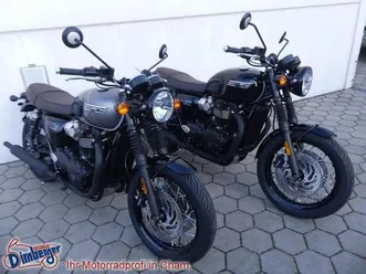 triumph bonneville t120 black jetblack = 2600,- discount