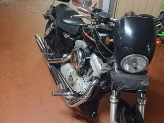 harley-davidson sportster custom 53 883 xl low custom 53 cv nero