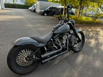 harley-davidson softail*umbau*mega optik*