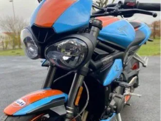 triumph street triple 765 rs édition unique gulf pneus neufs état neuf