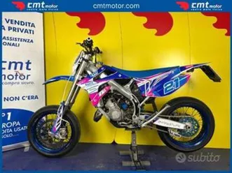 tm moto smr 125 finanziabile - bianco/azzurro -