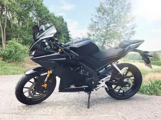 yamaha yzf-r 125 motorrad sport schwarz matt