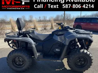 2025 canam outlander max dps 500 (financing available)