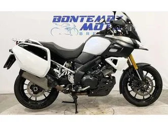 suzuki v-strom 1000 dl 2014 + valigie laterali suzuki bianco