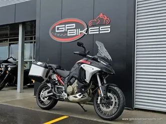 ducati multistrada v4 rally travel & radar spoked