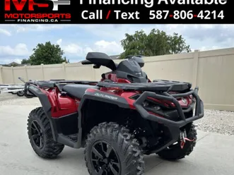 2024 canam outlander xt 850 (financing available)
