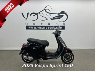 2023 vespa sprint 150 nero deciso - v5508np - -no payments for 1