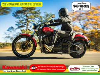 2025 kawasaki vulcan 900 custom - megacash + in house discount