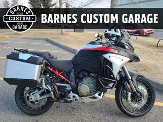 2025 ducati multistrada v4 rally brushed aluminium & matt blac