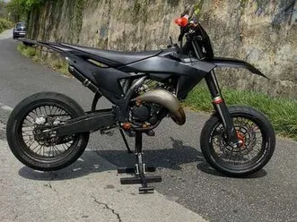 ktm 125 supermoto motard arancione